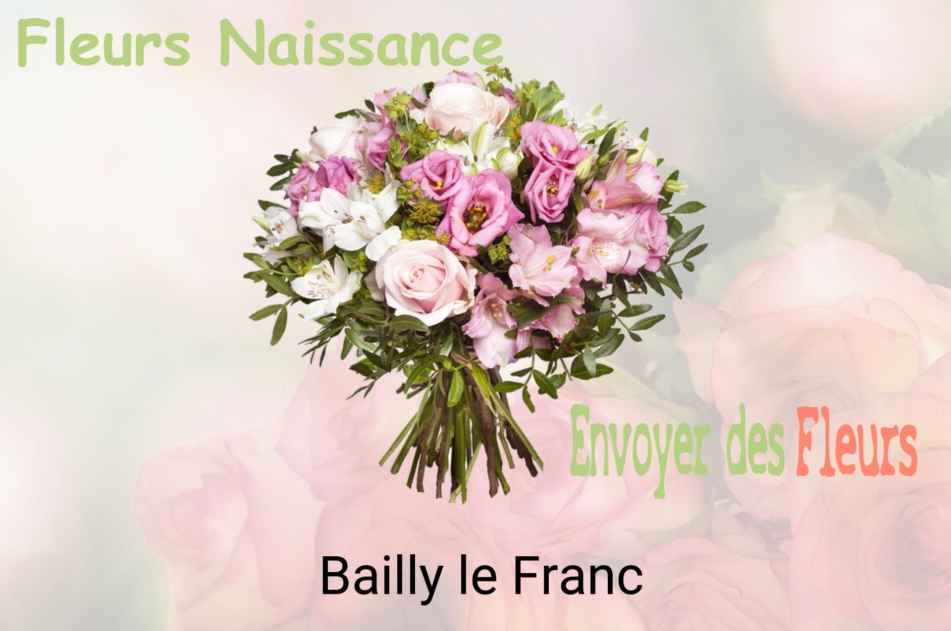 Bouquet de fleurs de naissance livré à Bailly-le-Franc