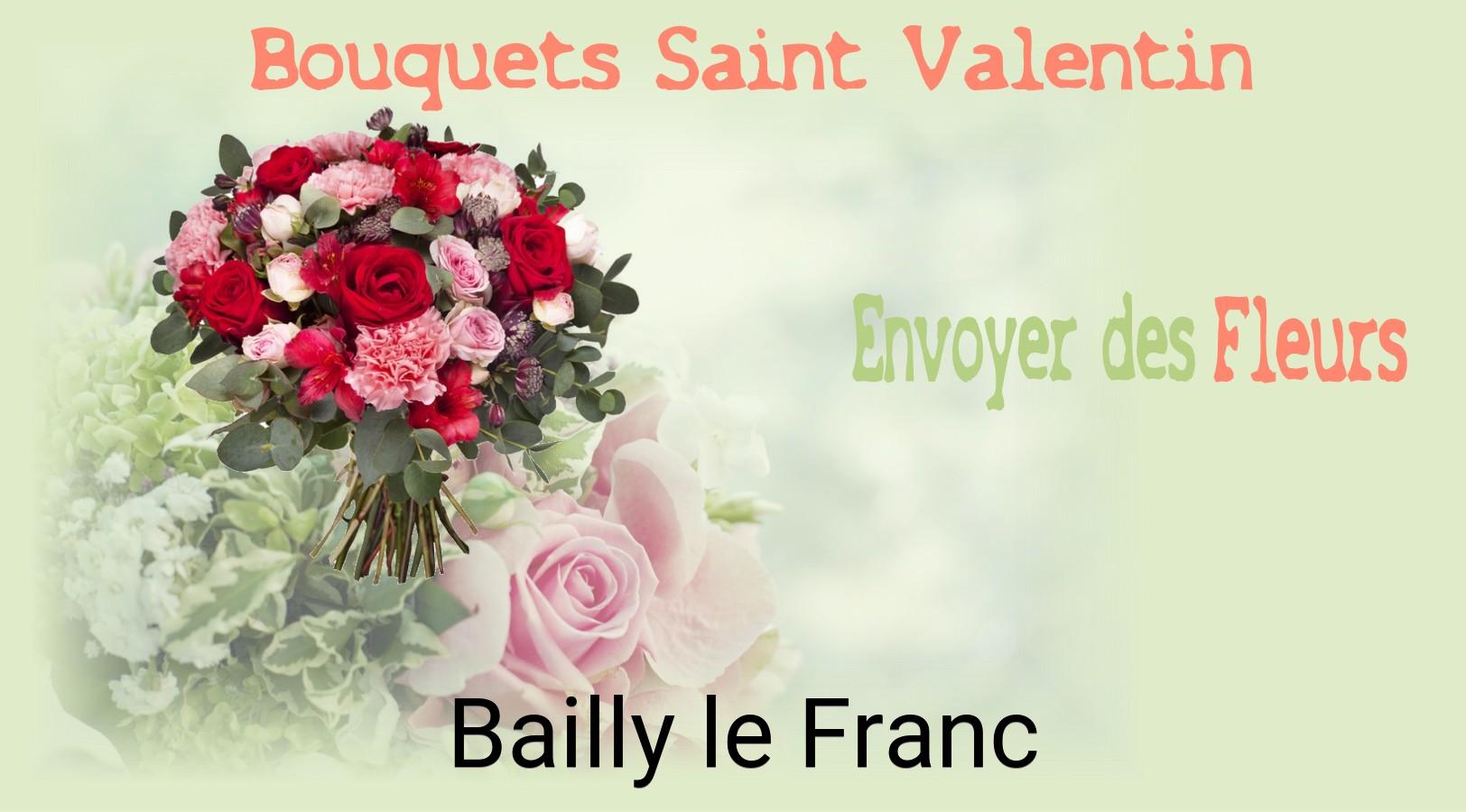 Roses de Saint-Valentin livrées à Bailly-le-Franc